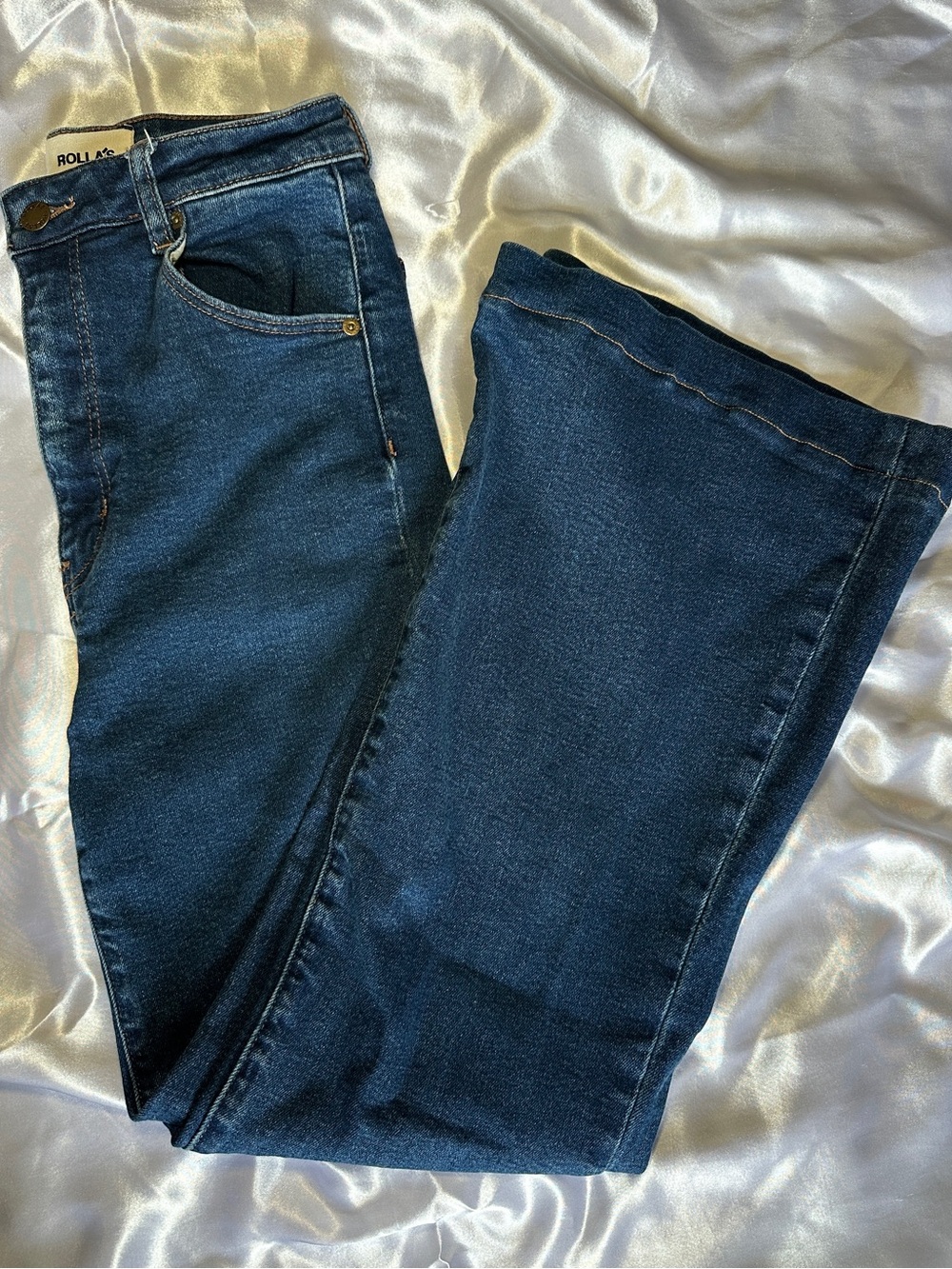ROLLA'S Dark Blue East Coast Flare Denim